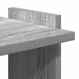 Berkfield Home Bookcase 3-Tier Grey Sonoma 60x30x120 cm Engineered Wood - Size: 60 x 30 x 120 cm - thumbnail 7