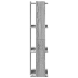 Berkfield Home Bookcase 3-Tier Grey Sonoma 60x30x120 cm Engineered Wood - Size: 60 x 30 x 120 cm - thumbnail 5