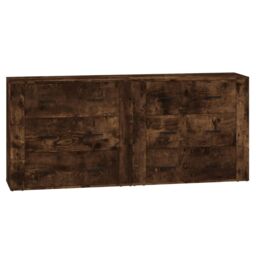Berkfield Home Sideboards 2 pcs Smoked Oak Engineered Wood in Brown - thumbnail 2