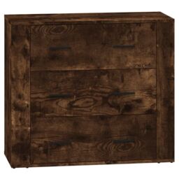 Berkfield Home Sideboards 2 pcs Smoked Oak Engineered Wood in Brown - thumbnail 6