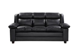 Artemis Home Standish 3 Seat Sofa in Black - thumbnail 2