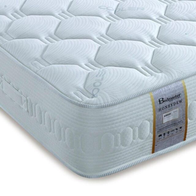 Bedmaster Honeydew 2000 Pocket Sprung Cool Gel Foam Mattress in White - Size: Double - image 1