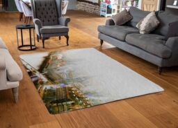 Benjamin Tate Design Big Ben In The Mist Rug in Natural - Size: Large - thumbnail 2