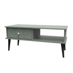 Ready Assembled 2 U Toledo 1 Drawer Coffee Table (Ready Assembled) in Pale Green - thumbnail 3