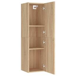 Berkfield Home TV Cabinet Sonoma Oak 30.5x30x110 cm Engineered Wood in Light Oak - thumbnail 5