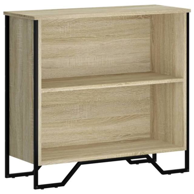 Berkfield Home Bookcase Sonoma Oak 80x31x74.5 cm Engineered Wood in Brown - image 1