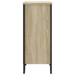 Berkfield Home Bookcase Sonoma Oak 80x31x74.5 cm Engineered Wood in Brown - thumbnail 5