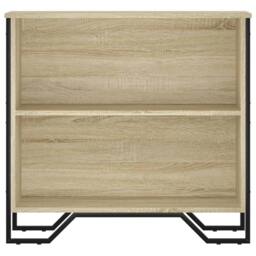 Berkfield Home Bookcase Sonoma Oak 80x31x74.5 cm Engineered Wood in Brown - thumbnail 4