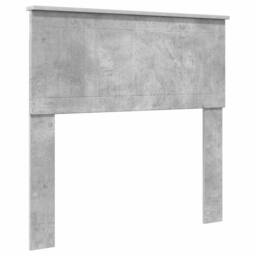 Berkfield Home Bed Frame with Headboard Concerte 90 x 200 cm Solid Pine Wood in Grey - thumbnail 6