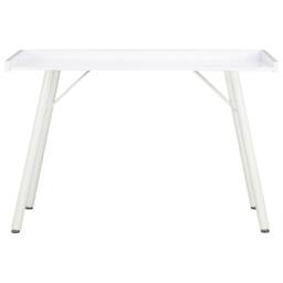 Berkfield Home Modern Desk White 90x50x79 cm - Size: 90 x 50 x 79 cm - thumbnail 3
