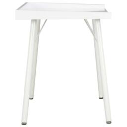 Berkfield Home Modern Desk White 90x50x79 cm - Size: 90 x 50 x 79 cm - thumbnail 1