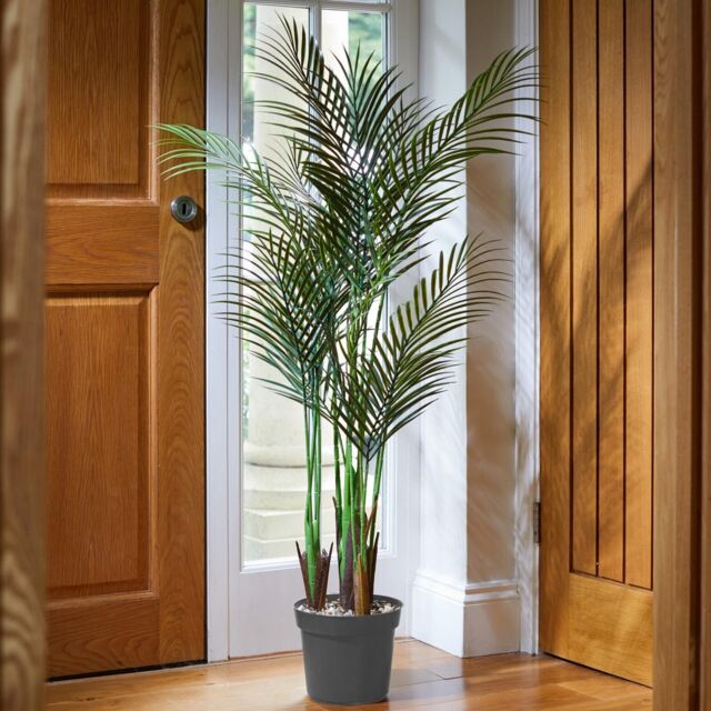 mysmartbuy Faux Phoenix Palm - 130 cm Decorative Potted Plant for Indoor Use in Green - image 1
