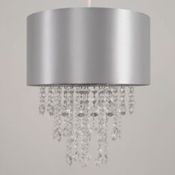 ValueLights Jesmond Grey Ceiling Pendant Shade - thumbnail 3