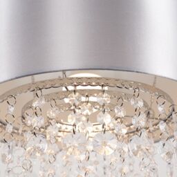 ValueLights Jesmond Grey Ceiling Pendant Shade - thumbnail 5
