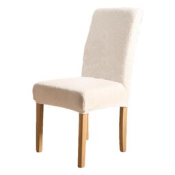 Boucle Seat Covers Dining Chair Slip Elastic Furniture Protector