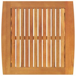 Berkfield Home Garden Side Table Brown 45x45x50 cm Solid Acacia Wood - Size: 45 x 45 x 50 cm - thumbnail 8