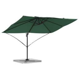 Berkfield Home Green Cantilever Umbrella Green Polyester fabric & metal frame - thumbnail 3