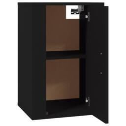 Berkfield Home Wall Mounted TV Cabinet Black 40x34.5x60 cm - thumbnail 7