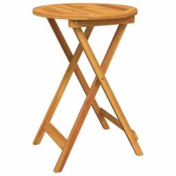 Berkfield Home Cozy 3-Piece Garden Bistro Set in Solid Acacia Wood in Brown - thumbnail 6