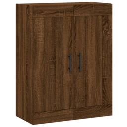 Berkfield Home Wall Mounted Cabinet Brown Oak 69.5x34x90 cm Engineered Wood - thumbnail 1