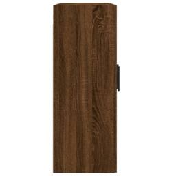 Berkfield Home Wall Mounted Cabinet Brown Oak 69.5x34x90 cm Engineered Wood - thumbnail 8