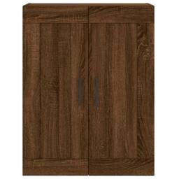 Berkfield Home Wall Mounted Cabinet Brown Oak 69.5x34x90 cm Engineered Wood - thumbnail 6