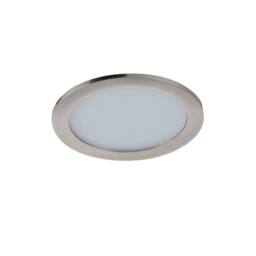 Netlighting FUSION LED Recessed Downlight Nickel 230lm 4000K 7x3.2cm in Grey - Size: 7x3.2 cm - thumbnail 1