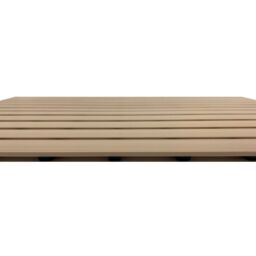 Nicoman PVC Duckboard Anti Slip Shower Mat Bath Mat 61cm x 43cm in Beige - Size: 61 cm x 43 cm - thumbnail 6