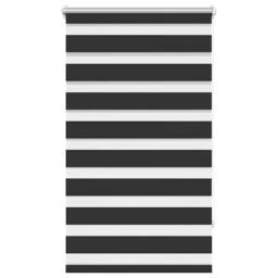 Berkfield Home Zebra Blind 90 x 150 cm Black