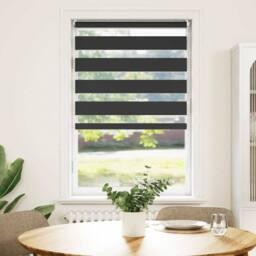 Berkfield Home Zebra Blind 90 x 150 cm Black - thumbnail 2