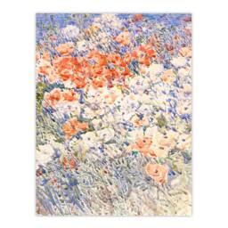 Artery8 Childe Hassam Framed Wall Art Print The Island Garden Spring Flowers - Size: A4 - thumbnail 3