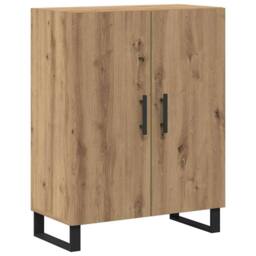 Berkfield Home Highboard Artisan oak Two-piece set Engineered wood in Brown - thumbnail 8