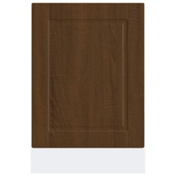 Berkfield Home Dishwasher Panel Porto Brown Oak 45x1, 5x67 cm Engineered Wood - thumbnail 4