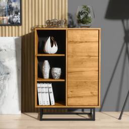Creative Furniture Elysian Loft Sideboard 100cm - Dark Oak in Dark Brown - thumbnail 1