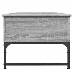Berkfield Home Decorative Coffee Table Grey Sonoma 100x50x40 cm Engineered Wood - Size: 100 x 50 x 40 cm - thumbnail 6