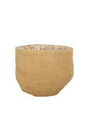 KDMD Jute Nursery Basket with Liner 14x14cm 3 Pack in Brown - Size: 14x14 cm - thumbnail 2