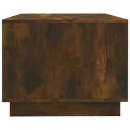 Berkfield Home Modern Coffee Table Smoked Oak 102x55x43 cm Engineered Wood in Brown - Size: 102 x 55 x 43 cm - thumbnail 6