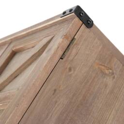 KORVIXA Brown Wall Mounted Bathroom Storage Cabinet - thumbnail 5