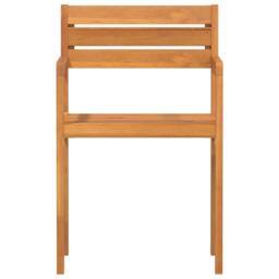 Berkfield Home Garden Chairs 2 pcs 50x53x80 cm Solid Wood Acacia in Brown - Size: 50 x 53 x 80 cm - thumbnail 5
