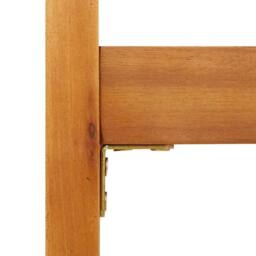 Berkfield Home Garden Chairs 2 pcs 50x53x80 cm Solid Wood Acacia in Brown - Size: 50 x 53 x 80 cm - thumbnail 9