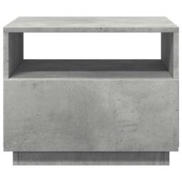 Berkfield Home Coffee Table with LED Lights Concrete Grey 50x49x40 cm - Size: 50 x 49 x 40 cm - thumbnail 7