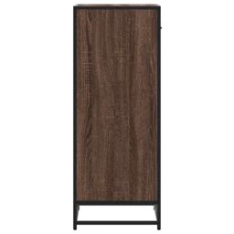 Berkfield Home Shoe Rack Brown Oak 48x38x97.5 cm Engineered Wood - thumbnail 6
