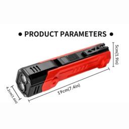 NESTLUNE COB LED Work Light Car Mechanic USB Rechargeable in Red - thumbnail 2