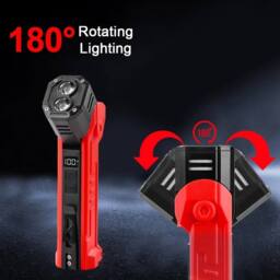 NESTLUNE COB LED Work Light Car Mechanic USB Rechargeable in Red - thumbnail 6