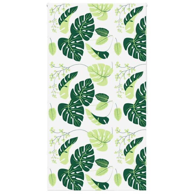 Berkfield Home Shower Roller Blind 130x240 cm Fabric Width 126 cm in Green - image 1