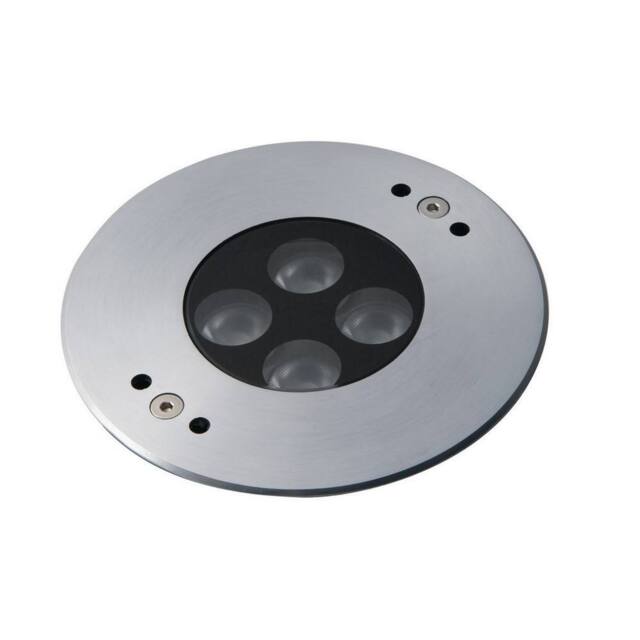 Netlighting Trevis Outdoor Rgb Full Colour LED Dimmable Recessed Pool Light IP68 in Grey