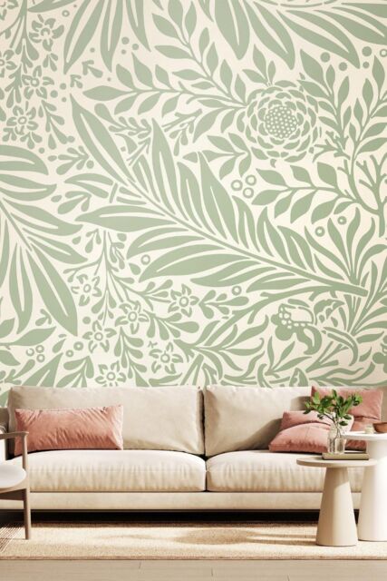 Origin Murals Trailing Ferns Wall Mural in Green - Size: W350 cm x H280 cm - image 1