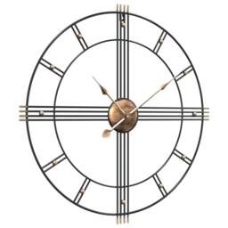 Berkfield Home Wall Clock Black √ò60 cm Iron