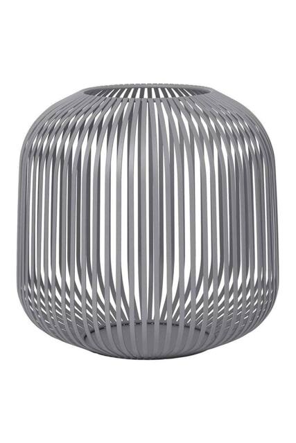 Blomus Lito Lantern Candle Holder Medium - Steel Gray in Grey