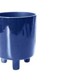 Ivyline Pisa Navy Planter Blue H24CM D20CM - thumbnail 3